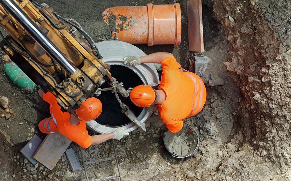 travaux assainissement prix Puiseux-en-France